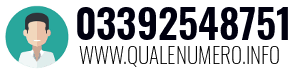 Numero di telefono 03392548751 03392548751