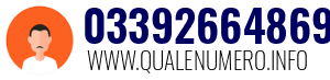 Numero di telefono 03392664869 03392664869