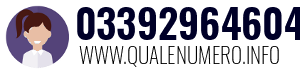 Numero di telefono 03392964604 03392964604