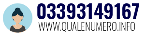 Numero di telefono 03393149167 03393149167