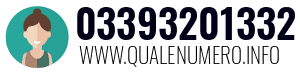 Numero di telefono 03393201332 03393201332