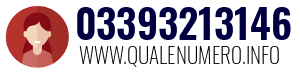 Numero di telefono 03393213146 03393213146