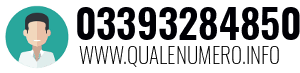 Numero di telefono 03393284850 03393284850