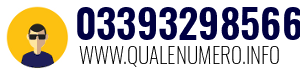 Numero di telefono 03393298566 03393298566