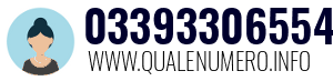 Numero di telefono 03393306554 03393306554