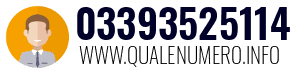 Numero di telefono 03393525114 03393525114