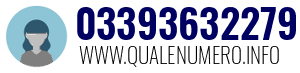 Numero di telefono 03393632279 03393632279