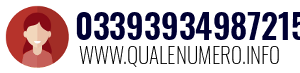 Numero di telefono 0339393498721515 0339393498721515