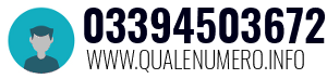 Numero di telefono 03394503672 03394503672