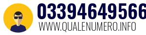 Numero di telefono 03394649566 03394649566