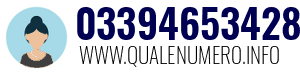 Numero di telefono 03394653428 03394653428