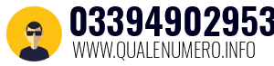 Numero di telefono 03394902953 03394902953