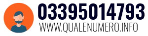 Numero di telefono 03395014793 03395014793