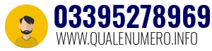 Numero di telefono 03395278969 03395278969