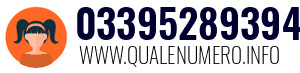 Numero di telefono 03395289394 03395289394