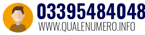 Numero di telefono 03395484048 03395484048
