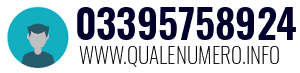 Numero di telefono 03395758924 03395758924
