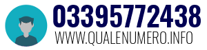 Numero di telefono 03395772438 03395772438