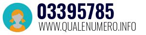 Numero di telefono 03395785 03395785