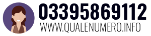 Numero di telefono 03395869112 03395869112