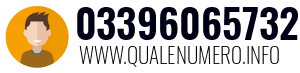 Numero di telefono 03396065732 03396065732
