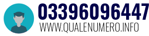 Numero di telefono 03396096447 03396096447