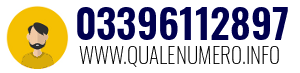 Numero di telefono 03396112897 03396112897