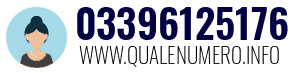 Numero di telefono 03396125176 03396125176