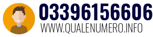 Numero di telefono 03396156606 03396156606