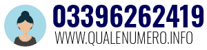 Numero di telefono 03396262419 03396262419
