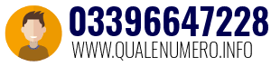 Numero di telefono 03396647228 03396647228