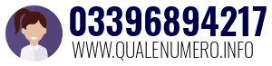 Numero di telefono 03396894217 03396894217