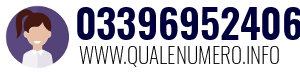 Numero di telefono 03396952406 03396952406