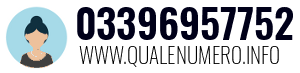 Numero di telefono 03396957752 03396957752