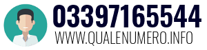 Numero di telefono 03397165544 03397165544