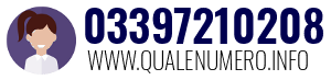 Numero di telefono 03397210208 03397210208