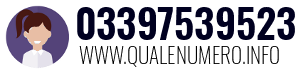 Numero di telefono 03397539523 03397539523