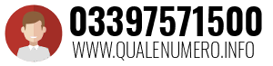 Numero di telefono 03397571500 03397571500