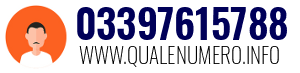 Numero di telefono 03397615788 03397615788