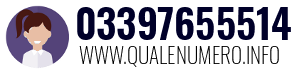 Numero di telefono 03397655514 03397655514