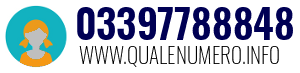Numero di telefono 03397788848 03397788848