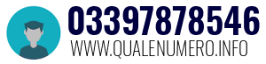 Numero di telefono 03397878546 03397878546