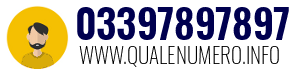 Numero di telefono 03397897897 03397897897