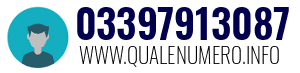 Numero di telefono 03397913087 03397913087