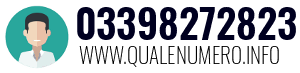 Numero di telefono 03398272823 03398272823