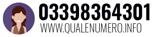 Numero di telefono 03398364301 03398364301