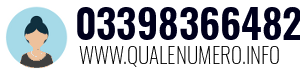 Numero di telefono 03398366482 03398366482