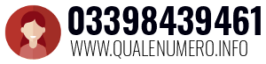 Numero di telefono 03398439461 03398439461