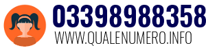 Numero di telefono 03398988358 03398988358