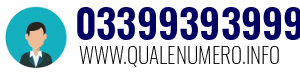 Numero di telefono 03399393999 03399393999